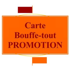 Carte Bouffe-tout PROMOTION